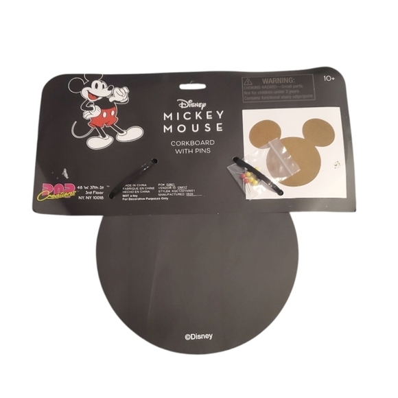New Disney Mickey Mouse Cork Board With Pins - Picture 4 of 5